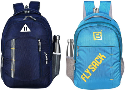 FLYSACK NS-FS014_NAVY BLUE & FS027_BLUE Laptop Bag(Multicolor)
