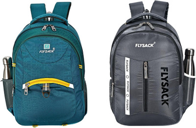 FLYSACK NS-FS009_Blue & FS011_GREY Laptop Bag(Blue, Grey)