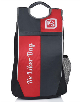 Liker Travel Luggage Medium 23 L Laptop Backpack Trendy Backpack College school Trevel Causal Waterproof Backpack(Red, 30 L)