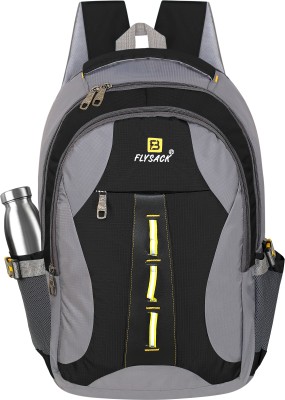 FLYSACK Large 45L Big size For Unisex school college laptop travel backpack office bag Waterproof Backpack(Black, 45 L)