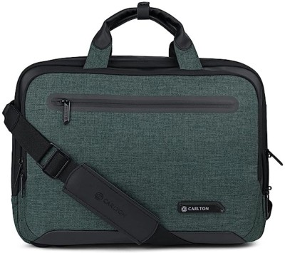 Carlton CUBITT SINGLE GUSSET FOLIO(SG) DARK GREY Messenger Bag(Grey, 10 L)