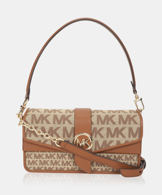 MICHAEL KORS 30T2GGRL2IBrown Sling Bag(Brown, 1.233 L)