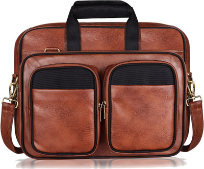 LoyalNest Men Tan Messenger Bag