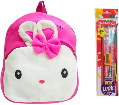 maaya konggi rabbit preschool kids bag beautiful backpack 10 L Backpack(Pink)