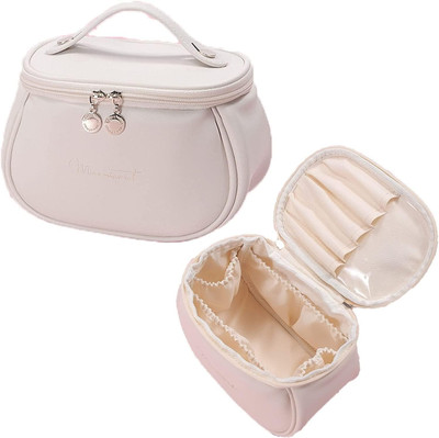 EVAYU Women-Cosmetic-Bag Waterproof Multipurpose Bag(White, 5 L)