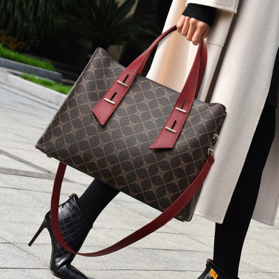 namchi Maroon Shoulder Bag Luxury Leather Tote Bag