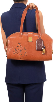 HIDESIGN BLOOM - 02 Shoulder Bag(Tan, 2 L)
