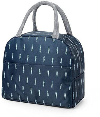 SAFESEED Lunch Tiffin Bag Box Insulated Thermal for School College Office LB148-Tree Waterproof Lunch Bag(Blue, Grey, 5 L)