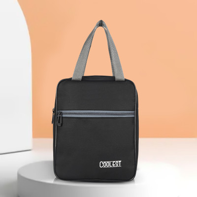 Coolest Lunch Bag | Leakproof Keeps Hot and Cold Unisex Waterproof Lunch Bag(Black, 6 L)
