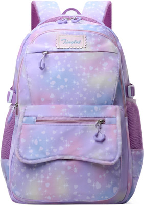 Tinytot SB186_01 Large, 20 Inches, School Collage Backpack for Boys Girls Men & Women Waterproof School Bag(Purple, 30 L)