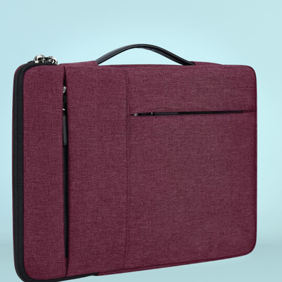 Adveriq Sleek Laptop Sleeve for Your Devide – Water-Resistant with Accessory Pocket Waterproof Laptop Sleeve/Cover(Maroon, 15 inch)