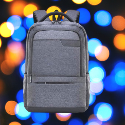 HouseOfCommon backpack school bag laptop bag office college travel backpack(S-19*12) 30 L Backpack(Black)