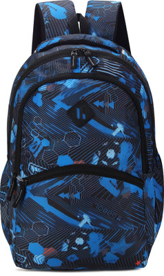 MOONLARK Stylish Girls School & College Backpack | Printed Travel Bag for Girls 30 L Backpack(Blue)