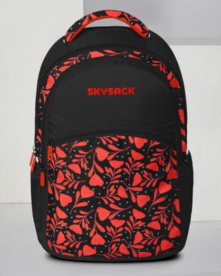 FLYSACK Introducing the lovely Floral Medium Backpack, designed specifically for women! 35 L Backpack(Red)