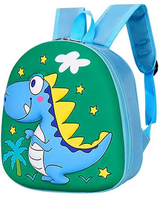 SHUBHAND SAH Cute Cartoon Kids School Bag Toddler Preschool Plush Backpack for Boys and Girls Waterproof School Bag(Green, 5 L)