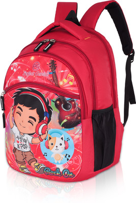 PERFECT GENIUS Kids School Bag | Waterproof Lightweight Backpack (3-9 Years) Spacious & Durable 24 L Backpack(Multicolor)