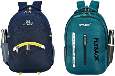 FLYSACK NS-FS009_Navy Blue & FS011_BLUE Laptop Bag(Blue, Blue)