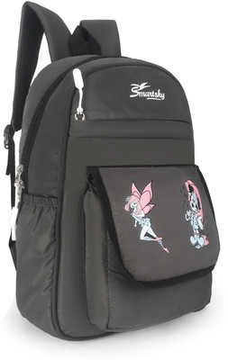 Smartbags School Bag Tution,College Laptop Compartment Waterproof Fairy bag for Classes Laptop Bag(Light Grey)
