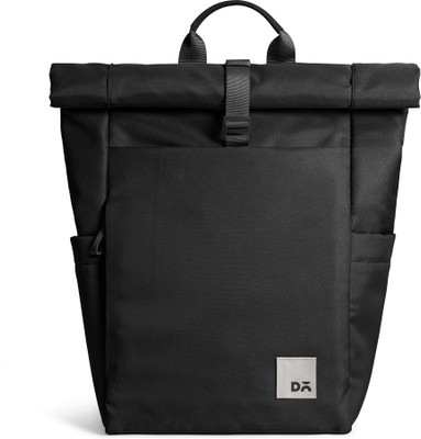 DailyObjects SPC-BLK-MILS-ROLL-TOP-BACKPCK Laptop Bag(Black)