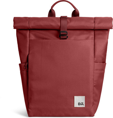 DailyObjects RED-CLY-MILS-ROLL-TOP-BACKPCK Laptop Bag(Red)