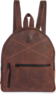 The Leather Warehouse Full Leather Backpack brown Laptop Bag(Brown)