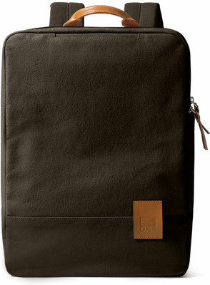 DailyObjects All Clove 9 to 9 Backpack Laptop Bag(Brown)