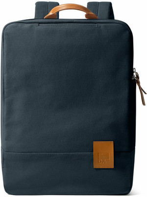 DailyObjects All Navy 9 to 9 Backpack Laptop Bag(Blue)