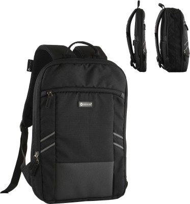 Shopoflux Laptop Backpack Slim & Expandable for Office Men Women - up to 15.6 16 inch Laptop Bag(Black)