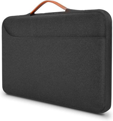 Dynotrek Marter Black 13.3 Inch Laptop Bag(Sleeve Case Cover Pouch with Handle for Men Women -Charcoal Black)