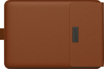 GRIPP Slim Sleeve Case for MacBook & Laptop with Adjustable Stand & Mouse Pad-14 Inchs Laptop Bag(Brown)