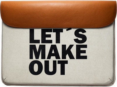 DailyObjects Lets Make Out Real Laptop Bag(Multicolor)