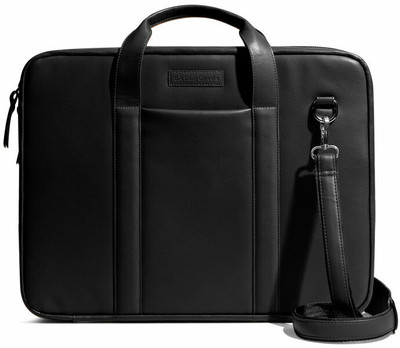 DailyObjects Black Urban Classic Briefcase Bag Laptop Bag(Black)