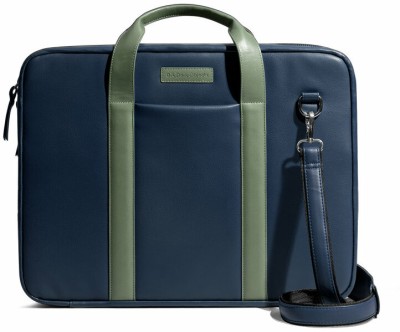 DailyObjects Space Blue Urban Classic Briefcase Bag Laptop Bag(Blue)