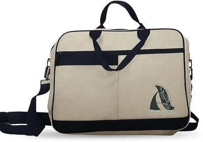 RAjJENTERPRISES A_1122 Laptop Bag(Cream)
