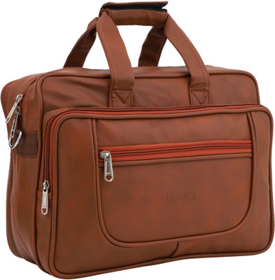 Hometail Office Laptop Bag Formal 15.6 in Laptop & MacBook Briefcase Office/Business Bag Laptop Bag(Brown)