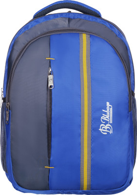 blubags Polyester 40 Liters Waterproof Blue School Backpack Laptop Bag(Blue)