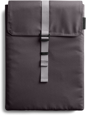 DailyObjects Charcoal Savanna Sleeve Large Laptop Bag(Grey)