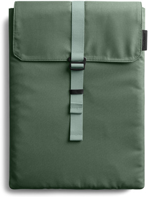 DailyObjects Kelp Savanna Sleeve Large Laptop Bag(Green)