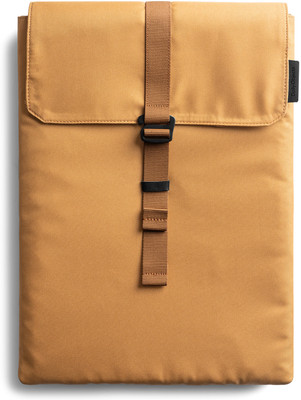 DailyObjects Amber Savanna Sleeve Large Laptop Bag(Yellow)