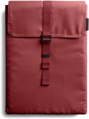 DailyObjects Red Clay Savanna Sleeve Large Laptop Bag(Red)