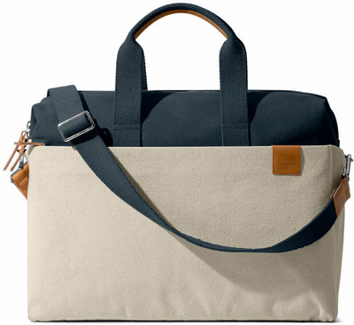 DailyObjects Ivory - Navy Trail Weekender Laptop Bag(Multicolor)