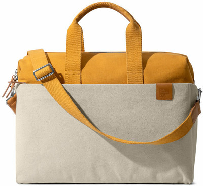 DailyObjects Ivory - Mustard Trail Weekender Laptop Bag(Multicolor)
