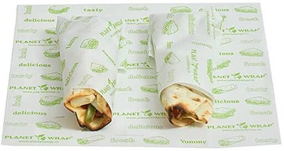 Nevy Butter Paper for Wrapping Food Roti Paratha n Baking Cake n Cookies Parchment Food Wrapping Paper sheets , 80 Sheets Paper Foil(25 m)