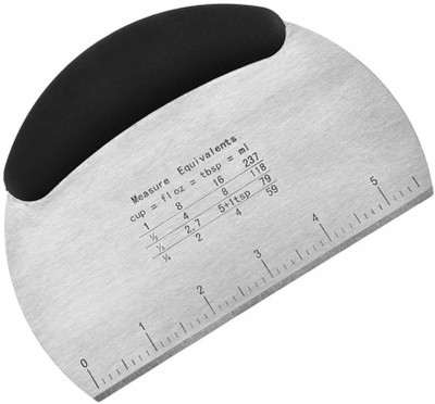 TRIFECTA Scraper_Black Baking Comb(Stainless Steel Pack of 1)