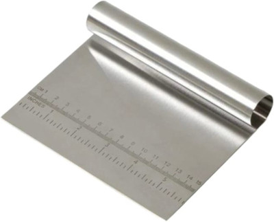Vaidan VAIDAN Stainless Steel Dough Scraper / Bench Scraper Baking & Cooking Tool Pastry Cutter