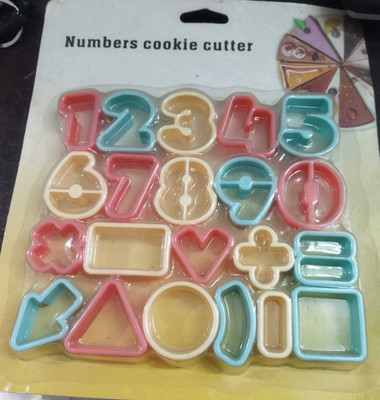 Xila Magic Alphabet Cookie Cutters Set of 21 NUMBERS Cookie Cutter(Pack of 21)