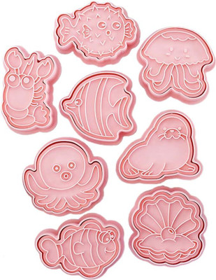 Husaini Mart Cookie Cutter(Pack of 8)