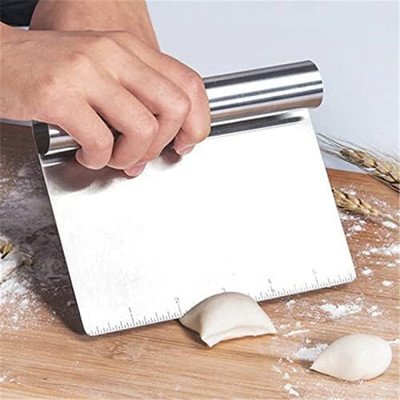 NEMINATH MART Bench Scraper Chopper Steel Cookie Cutter