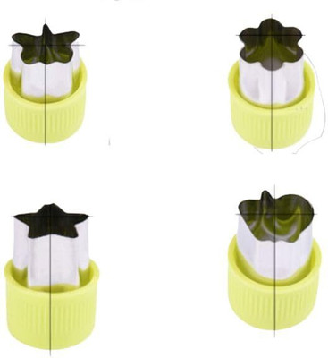 KITCHEN AID Vegetable Cutter Shapes Sets Mini Size Cutters Small Cookie Cutter(Pack of 4)
