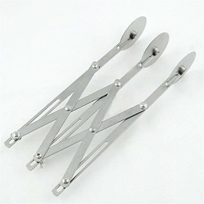 ShoppersHub PNQ SS Croissant Flat Dough Divider Cutter with Adjustable 3 Wheels Cookie Cutte Cookie Cutter(Pack of 3)